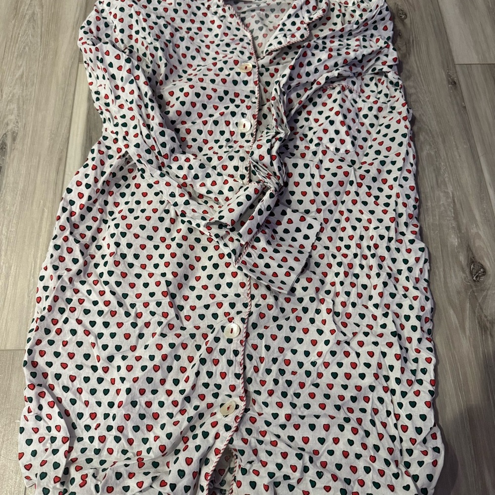 Roller Rabbit Heart Print Night Gown